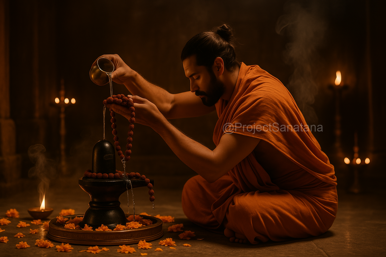 Read more about the article Sacred Rituals of Wearing Rudraksha: The Complete Guide to Worship, Purification, and Energization