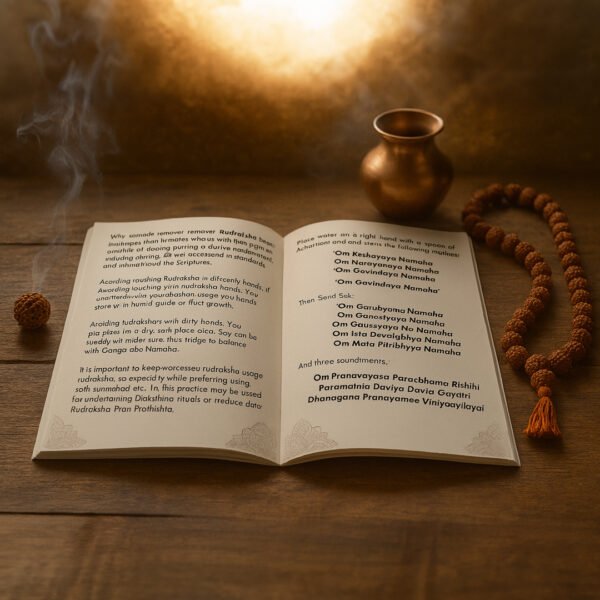 How To Energize Rudraksha at Home - Spiritual Guide – Handbook for Daily Practice Energizing Rudraksha with Simple steps - Image 4