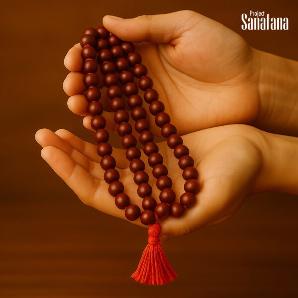 Sandalwood Mala – 108 Beads - Image 2