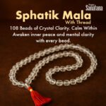 Sphatik Mala (Quartz Crystal) – 108 Beads- 8mm