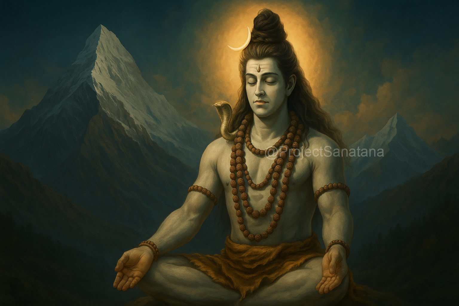 Read more about the article Lord Shiva: The Cosmic Source of Rudraksha and Supreme Consciousness