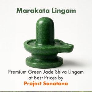 Green Jade Shiva Lingam – Natural Jade Shivling for Healing & Energy 180g -2"