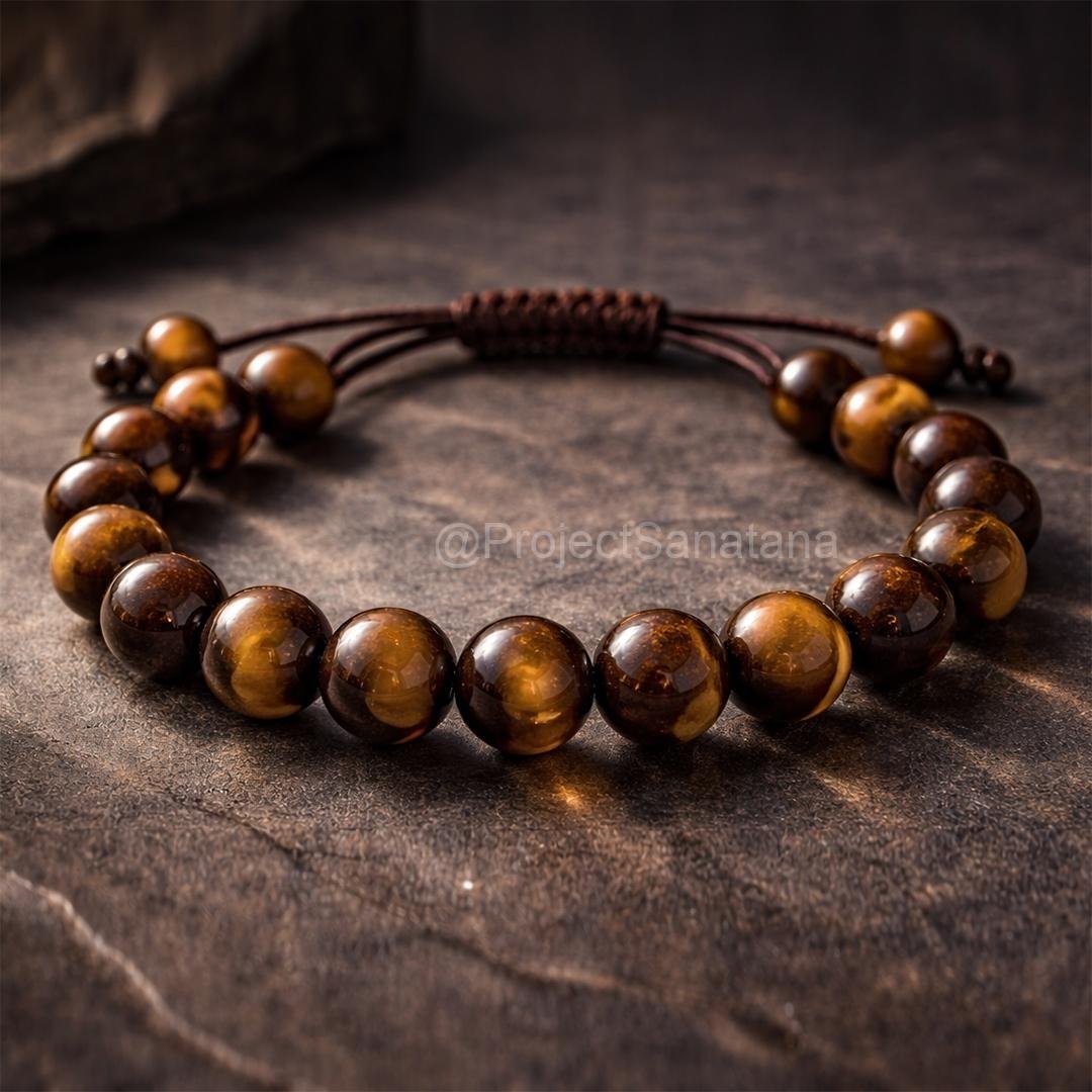 Natural Tiger Eye Bracelet – Courage, Focus & Confidence