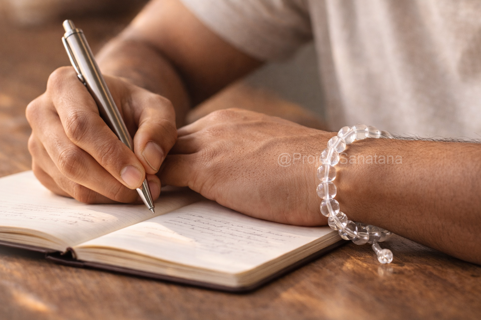 Clear Quartz Bracelet (Sphatika Bracelet) - Image 6