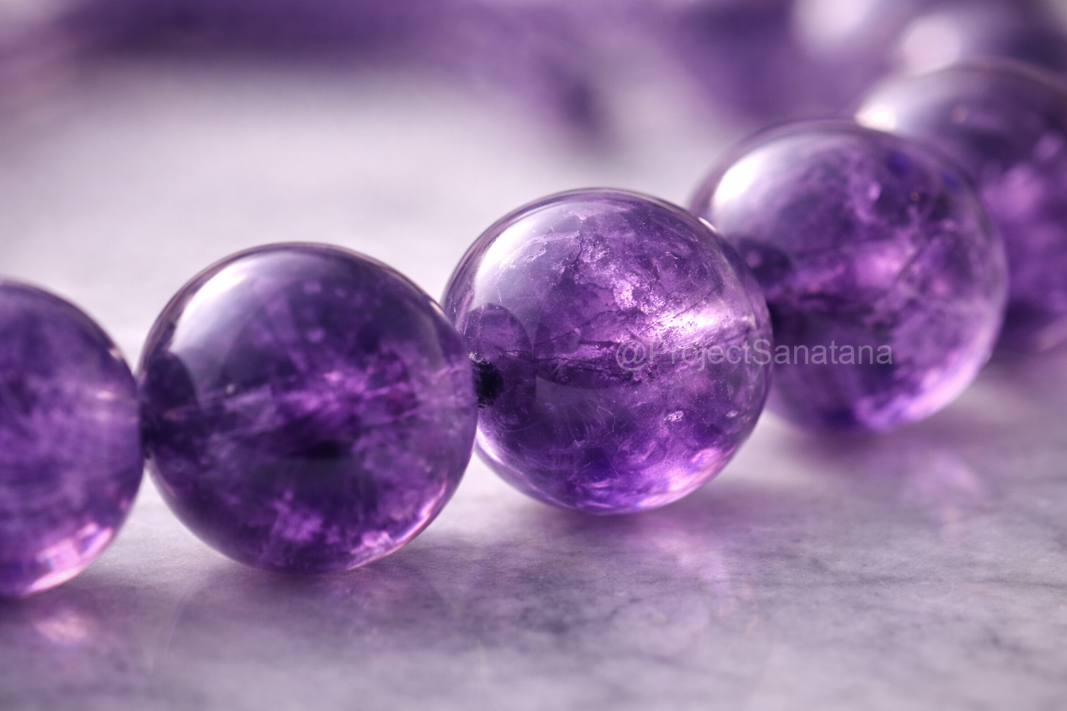 Natural Amethyst Bracelet – Calmness, Clarity & Spiritual Awareness - Image 2