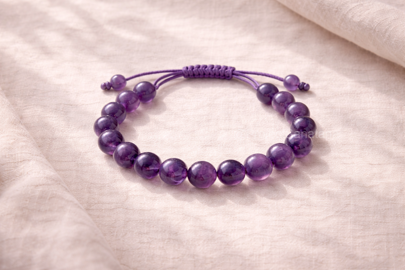 Natural Amethyst Bracelet – Calmness, Clarity & Spiritual Awareness - Image 4