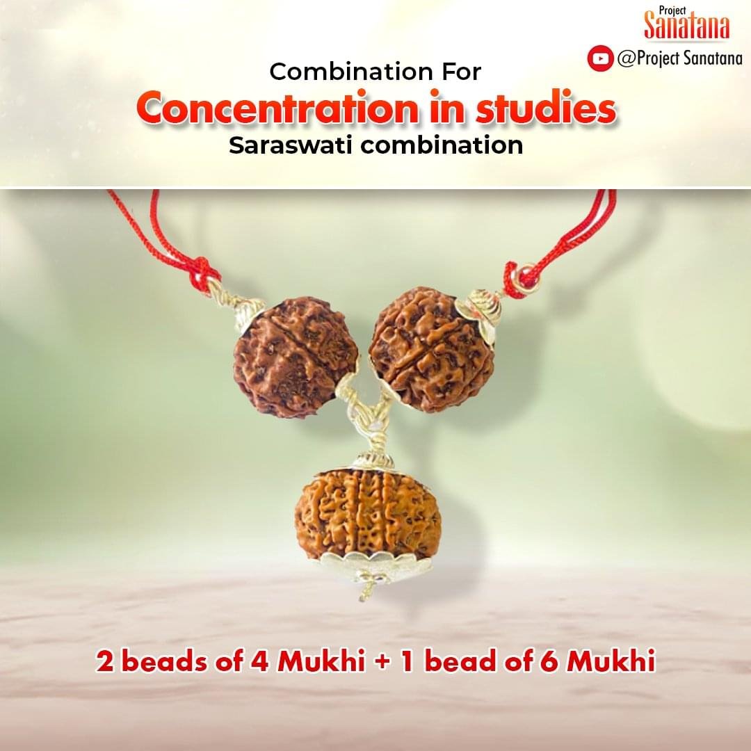 Saraswati Rudraksha Combination
