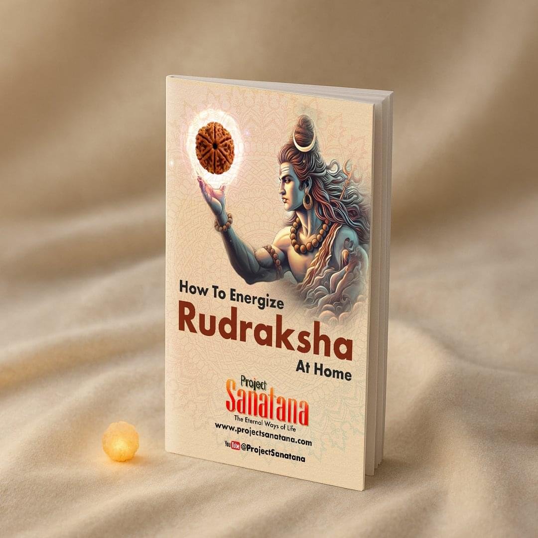Spiritual Power Combo – 5 Mukhi Rudraksha Bead + 5 Muki rudraksha Mala + Energizing Guidebook - Image 4